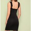 Slim suspender dress