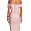 Sexy Off Shoulder Women Bandage Dress
