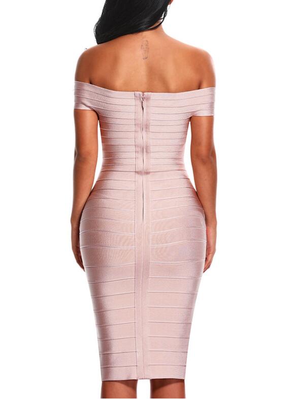Sexy Off Shoulder Women Bandage Dress