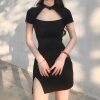Hollow Halter Dress