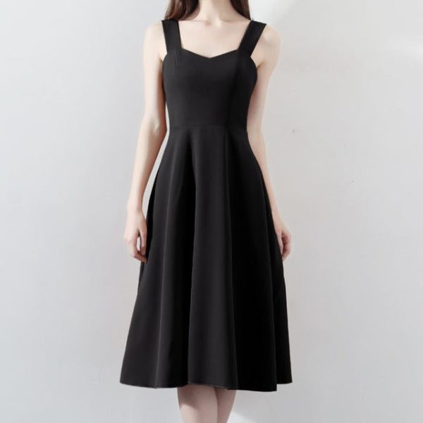 Fashion Suspender Small Evening Dress Dress Woman